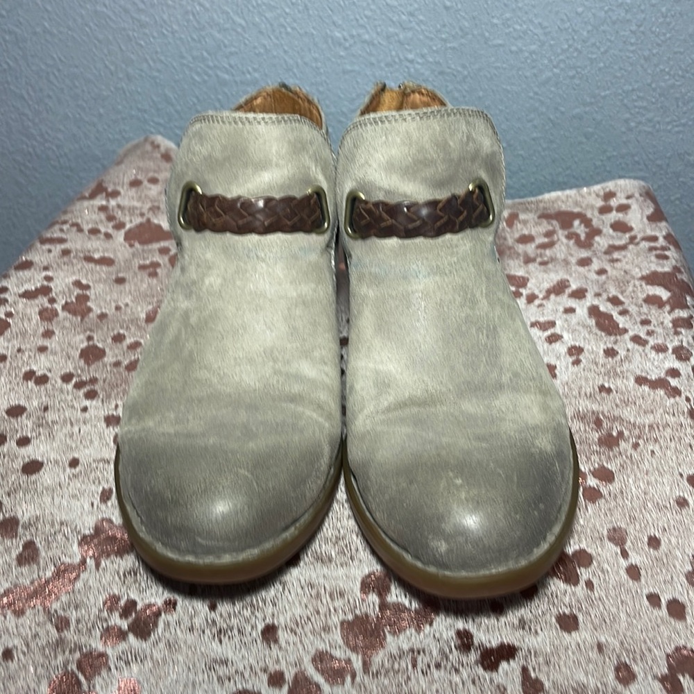 Born leather booties